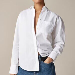 J. Crew Tall Garçon classic shirt in cotton poplin Size 6 Tall